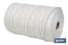 Reinforced washing line rope for wall-mounted clotheslines | Polyester | Clothesline rope available in different lengths | White - Cofan