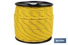 CORDE NAUTIQUE SYNTHÉTIQUE TRESSÉE MULTI-USAGES | DE COULEUR JAUNE/BLEU | DIFFÉRENTES DIMENSIONS