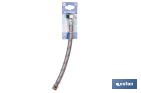 Conexión flexible con rosca macho-hembra | Conexión M1/2" x H1/2" DN13 G1/2" |  Manguera flexible de acero inoxidable | Disponible en diferentes longitudes - Cofan