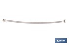 Conexión flexible para sanitarios | Manguera flexible de acero inoxidable | Longitud: 50 cm | Disponible en diferentes conexiones y medidas - Cofan