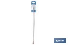Conexión flexible para sanitarios | Manguera flexible de acero inoxidable | Longitud: 50 cm | Disponible en diferentes conexiones y medidas - Cofan