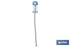 Conexión flexible para sanitarios | Manguera flexible de acero inoxidable | Longitud: 50 cm | Disponible en diferentes conexiones y medidas - Cofan