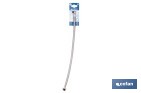 Conexión flexible para sanitarios | Manguera flexible de acero inoxidable | Longitud: 50 cm | Disponible en diferentes conexiones y medidas - Cofan