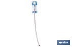 Conexión flexible para sanitarios | Manguera flexible de acero inoxidable | Longitud: 50 cm | Disponible en diferentes conexiones y medidas - Cofan