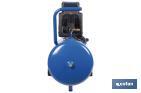 Compresor de aire de pistón coaxial | Motor de 2 HP | Compresor monofásico 230 V | Presión máxima: 8 bares | Depósito de 50 litros | Medidas: 77 x 43 x 66 cm - Cofan