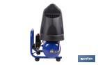 Compresor de pistón coaxial portátil 1,5 HP | Ultraligero y compacto | 6 litros | 2450 rpm | Para uso doméstico y profesional - Cofan