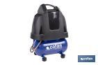 Compresor de pistón coaxial portátil 1,5 HP | Ultraligero y compacto | 6 litros | 2450 rpm | Para uso doméstico y profesional - Cofan