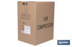 Compresor de pistón coaxial portátil 1,5 HP | Ultraligero y compacto | 6 litros | 2450 rpm | Para uso doméstico y profesional - Cofan