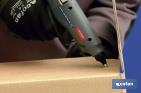Pistola de cola termofusible Ø 12mm | Pistola de silicona caliente | Sistema de temperatura constante a 165° - Cofan