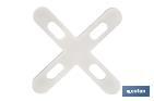 Highly resistant cross-shaped tile spacers for tiling projects | Available in different sizes and packaging - Cofan