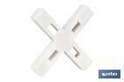 Highly resistant cross-shaped tile spacers for tiling projects | Available in different sizes and packaging - Cofan