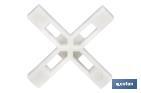 Highly resistant cross-shaped tile spacers for tiling projects | Available in different sizes and packaging - Cofan
