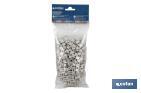 Highly resistant cross-shaped tile spacers for tiling projects | Available in different sizes and packaging - Cofan