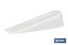 Small tile wedges for professional tiling projects | Pack of 250 white pieces | Size: 5mm - Cofan