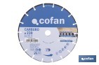 Disco especial carburo materiales blandos - Cofan
