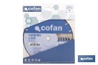 Disco especial carburo materiales blandos - Cofan
