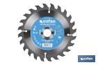 Circular saw blade | Suitable for cutting wood | Available in different teeth | Available in wide range of sizes - Cofan