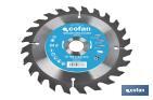 Circular saw blade | Suitable for cutting wood | Available in different teeth | Available in wide range of sizes - Cofan