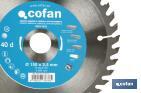 Circular saw blade | Suitable for cutting wood | Available in different teeth | Available in wide range of sizes - Cofan