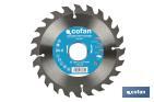 Circular saw blade | Suitable for cutting wood | Available in different teeth | Available in wide range of sizes - Cofan