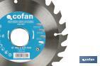 Circular saw blade | Suitable for cutting wood | Available in different teeth | Available in wide range of sizes - Cofan