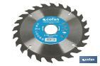 Circular saw blade | Suitable for cutting wood | Available in different teeth | Available in wide range of sizes - Cofan