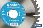 Hoja de sierra circular | Disco de corte para madera | Diferentes números de dientes | Amplia variedad de medidas - Cofan