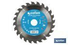 Circular saw blade | Suitable for cutting wood | Available in different teeth | Available in wide range of sizes - Cofan