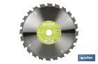 Mitre saw blade | Suitable for cutting wood and metal | Available in different teeth: 24, 28 and 32 | Available in different sizes - Cofan