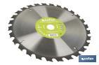 Mitre saw blade | Suitable for cutting wood and metal | Available in different teeth: 24, 28 and 32 | Available in different sizes - Cofan