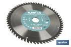 Mitre saw blade | Wood cutting disc with tips | Hard metal tipped saw blade | Available with different number of teeth and in various sizes - Cofan