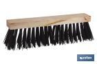 Brosse balayeuse | Largeur de 40 cm | Avec des fibres dures en PVC - Cofan