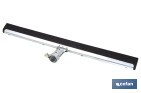 Metallic industrial squeegee | Available in 45 and 60cm in wide | Suitable for washing and removing fluids from floor - Cofan