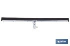 Metallic industrial squeegee | Available in 45 and 60cm in wide | Suitable for washing and removing fluids from floor - Cofan