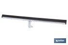 Metallic industrial squeegee | Available in 45 and 60cm in wide | Suitable for washing and removing fluids from floor - Cofan