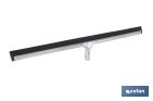Metallic industrial squeegee | Available in 45 and 60cm in wide | Suitable for washing and removing fluids from floor - Cofan