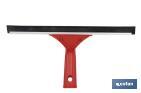 Limpiacristales de Metal con Adaptador de 20 cm de Ancho | Compatible con Palos para hacer la labor más cómoda - Cofan