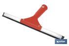 Limpiacristales de Metal con Adaptador de 20 cm de Ancho | Compatible con Palos para hacer la labor más cómoda - Cofan