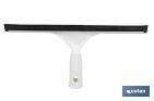 Limpiacristales de Metal con Adaptador de 20 cm de Ancho | Compatible con Palos para hacer la labor más cómoda - Cofan