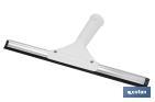 Limpiacristales de Metal con Adaptador de 20 cm de Ancho | Compatible con Palos para hacer la labor más cómoda - Cofan