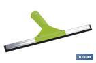 Limpiacristales de Metal con Adaptador de 20 cm de Ancho | Compatible con Palos para hacer la labor más cómoda - Cofan