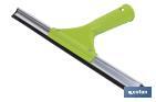 Limpiacristales de metal compatible con palos universales | Medida: 27 cm de ancho | Fabricado en Metal y ABS - Cofan