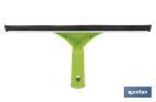 Limpiacristales de Metal con Adaptador de 20 cm de Ancho | Compatible con Palos para hacer la labor más cómoda - Cofan