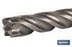 Hammer drill bits with SDS-PLUS shank for reinforced concrete | Reinforced and compact point | Ideal for reinforced concrete | Available in different sizes to choose from - Cofan