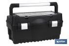 PLASTIC TOOL BOX, BRINELL MODEL | PRODUCT DIMENSIONS: 595 X 289 X 328MM | SEMI-PROFESSIONAL MODEL