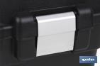 Plastic tool box, Brinell Model | Product dimensions: 595 x 289 x 328mm | Semi-professional model - Cofan