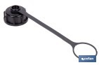 Tapón con abrazadera para bidón de combustible adecuada para el trasvase de gasolina, gasóleo y queroseno | Compatible con bidones de combustible Cofan - Cofan