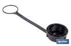Tapón con abrazadera para bidón de combustible adecuada para el trasvase de gasolina, gasóleo y queroseno | Compatible con bidones de combustible Cofan - Cofan