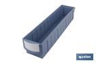 Metallic rear stopper for storage bin special for shop counter | Product dimensions: 103 x 49mm - Cofan