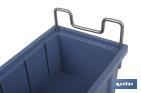 Blue polypropylene storage bin | Different sizes to choose from | Suitable for shop counters and shelves - Cofan